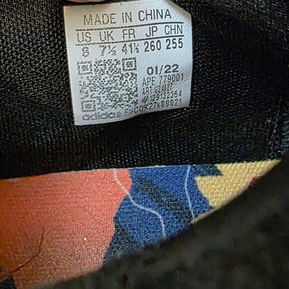 Adidas Harden Vol 6 Basketball Shoes Mens 8 Purple Black Boost Sneakers main image 7